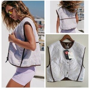 Free People Movement Kacie Reversible
Quilted Liner Vest NWT